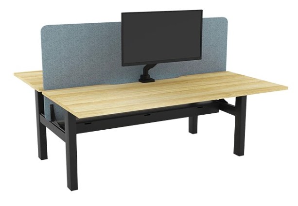 Agile Fixed DSD black frame new oak top with proflex
